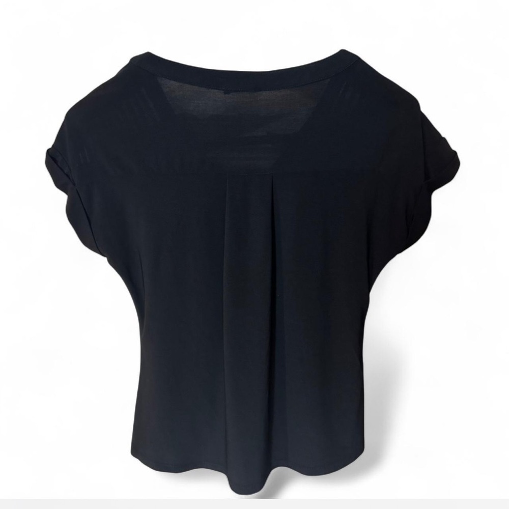 Workshop Republic Clothing Black Zipper Blouse - Picture 5 of 5
